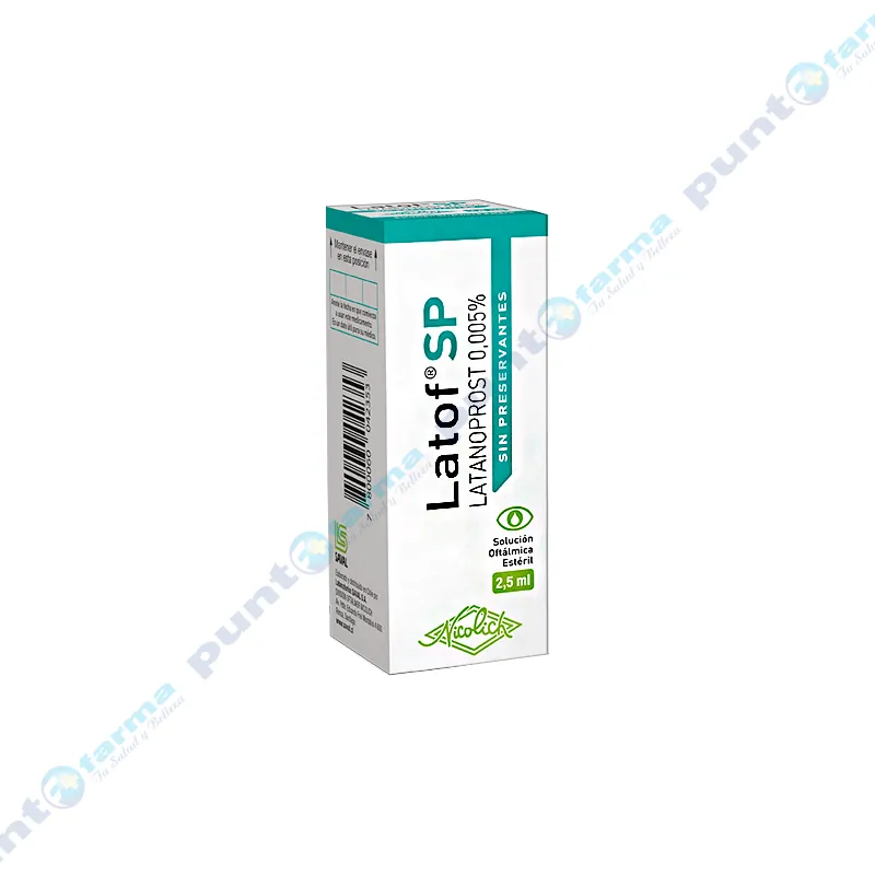 Latof SP Latanoprost 0,005% - 2,5 mL Sin Preservantes