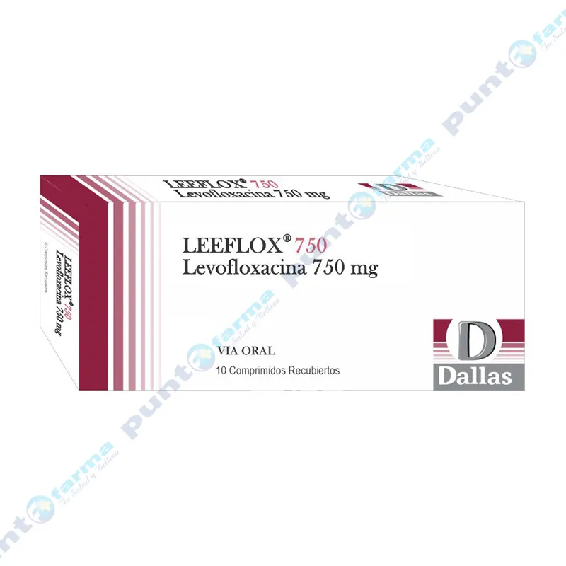 Leeflox Levofloxacina 750 mg - 10 comprimidos recubiertos