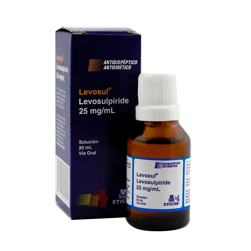 Levosul Levosulpiride 25mg - 20ml solución gotas