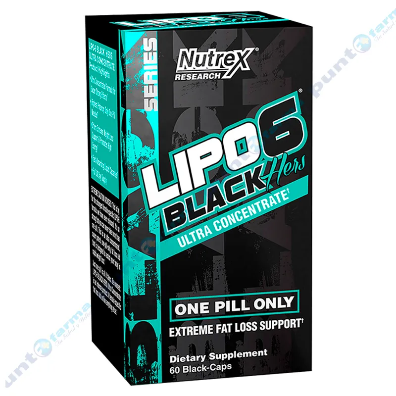 Lipo 6 Black Hers NutreX - Cont.60 cápsulas