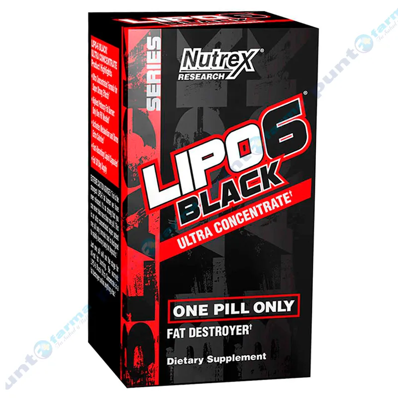 Lipo 6 Black NutreX - Cont.60 capsulas