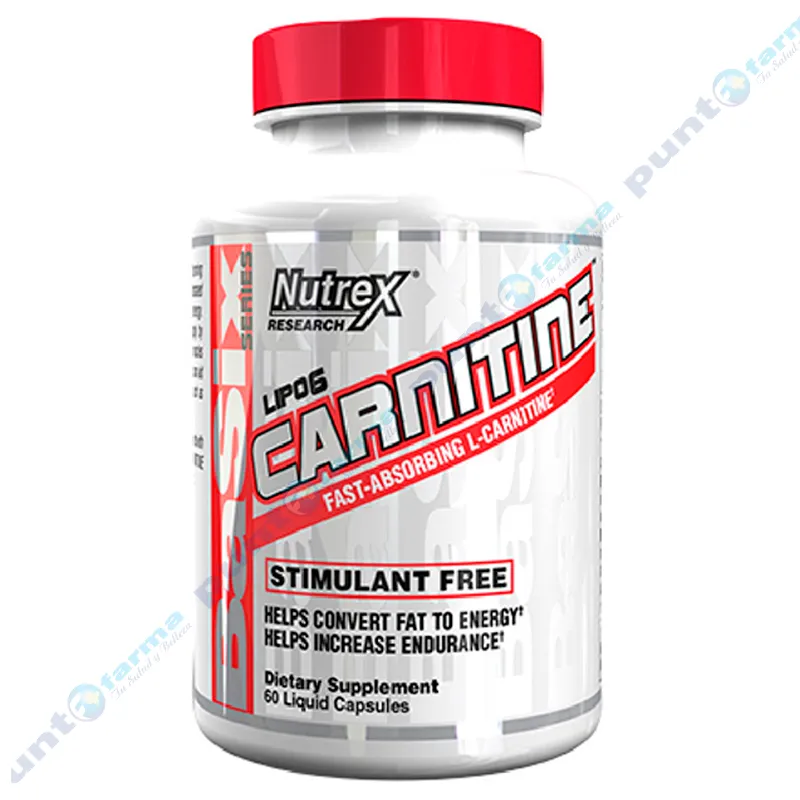 Lipo 6 Carnitine NutreX - Cont. 60 cápsulas
