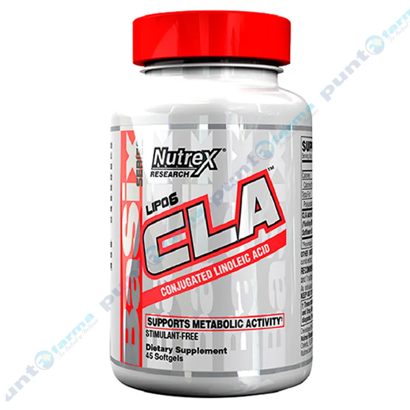 Suplemento Dietario Lipo 6 Cla NutreX - Cont. 45 cápsulas