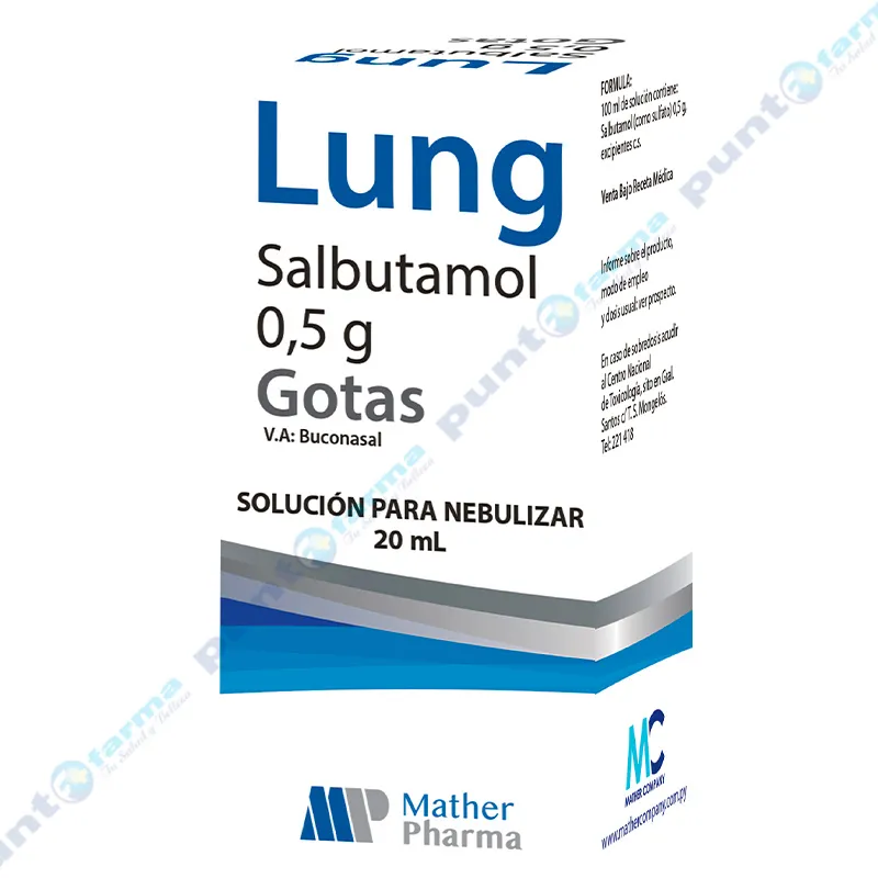 Lung Salbutamol - Cont. 20 ml