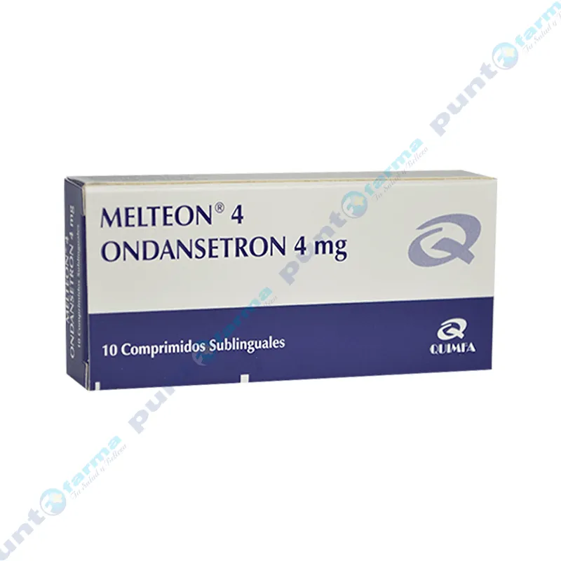 Melteon Ondansetron 4 mg - Caja de 10 comprimidos