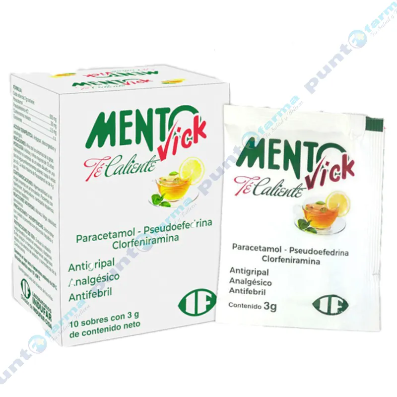 Mentovick Té Caliente - Caja de 10 sobres