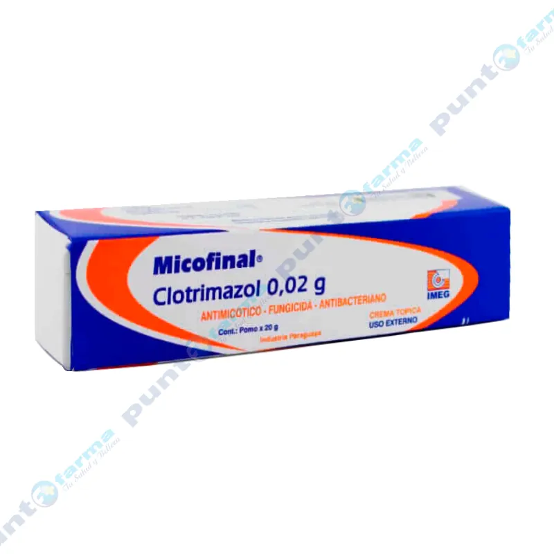 Micofinal Clotrimazol 2g - Crema de 20g