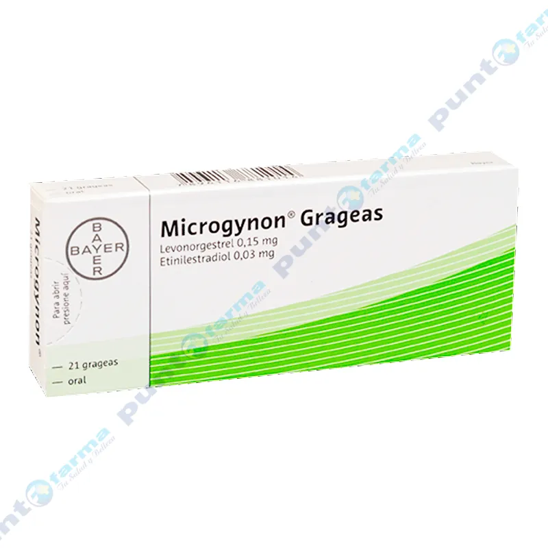 Microgynon Grageas - Caja de 21 Grageas