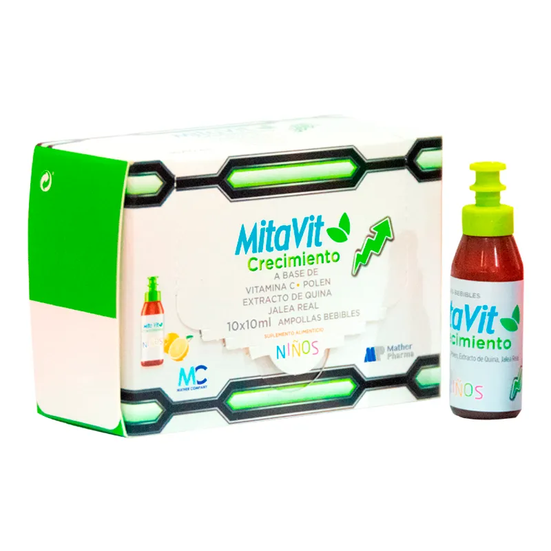 MitaVit Crecimiento Niños - Caja de 10 ampollas bebibles