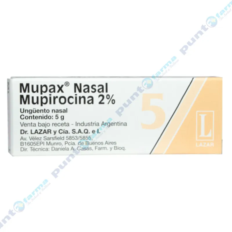 Mupax Nasal Mupirocina 2% - 5gr