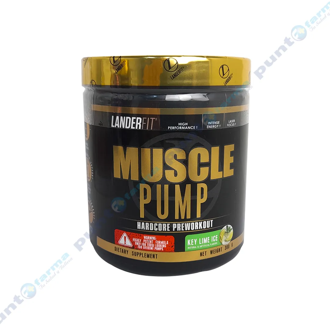Muscle Pump Hardcore Preworkout LanderFit - Cont.300 gr