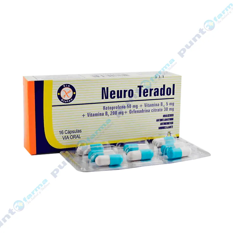 Neuro Teradol - Caja de 16 Capsulas