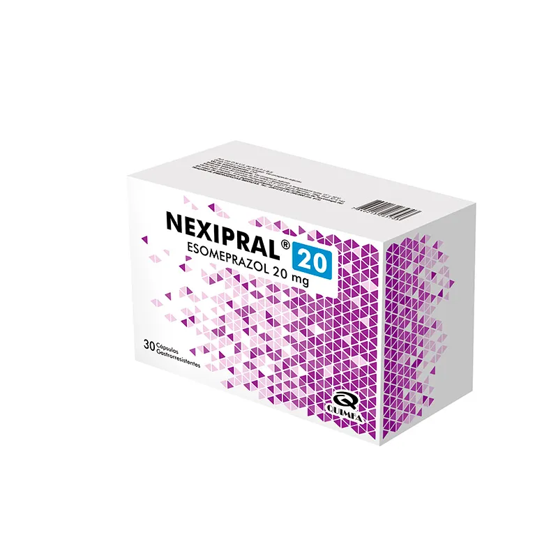 Nexipral 20 Esomeprazol 20 mg - Cont. 30 Cápsulas Gastrorresistentes .