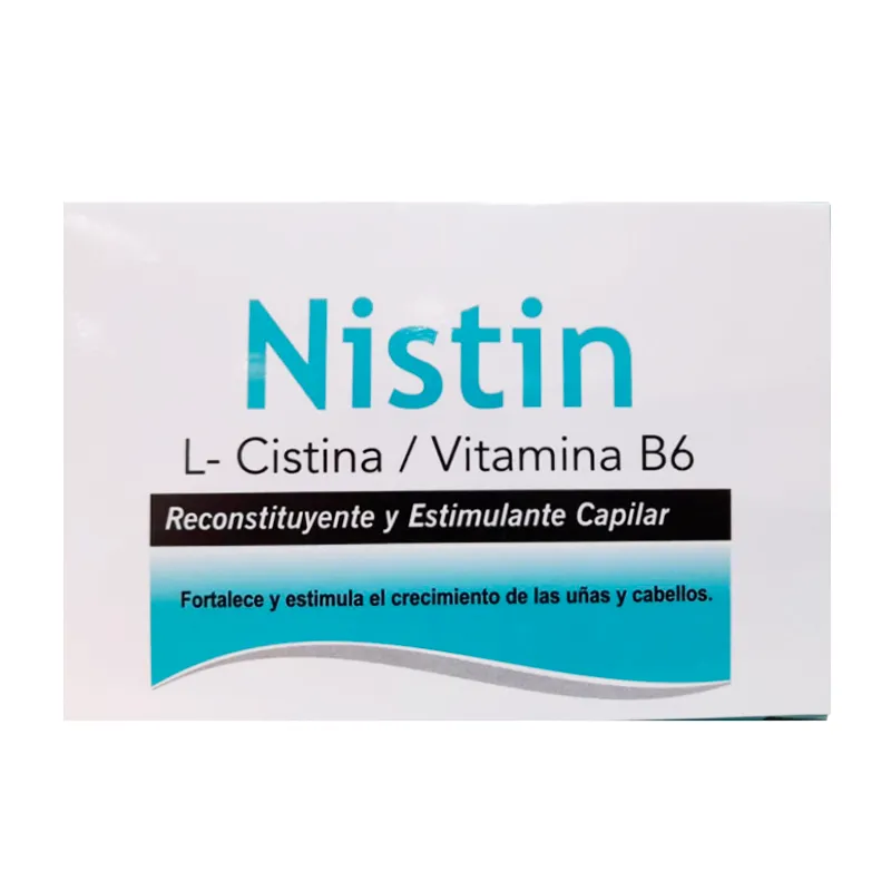 Nistin L-Cistina Vitamina B6 - Caja de 40 Comprimidos