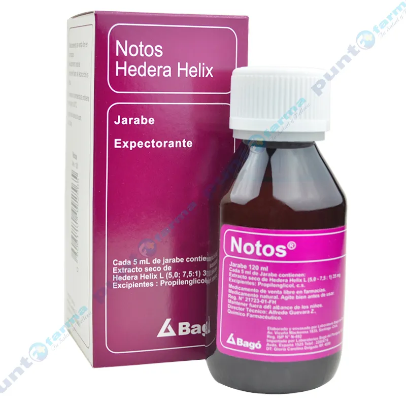 Notos Hedera Helix - Jarabe de 120mL