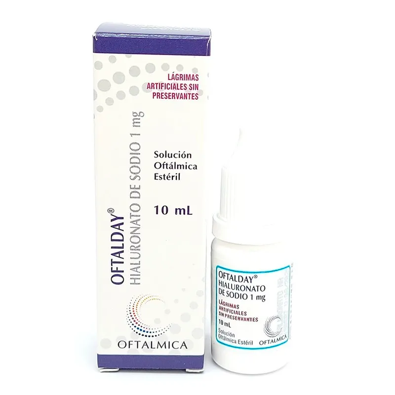 Oftalday Hialuronato de Sodio 1 mg - 10 mL