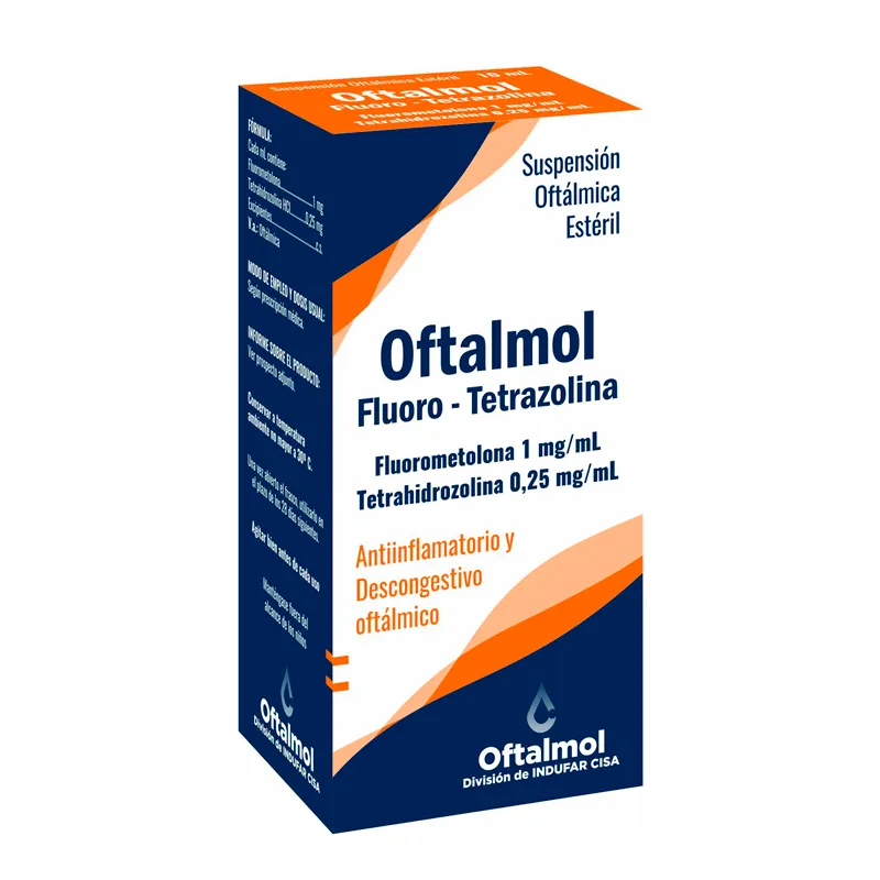 Oftalmol Fluoro Tetrazolina Gotas - 10 mL