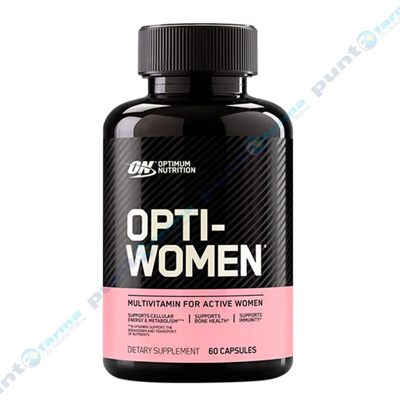 Optiwomen Optimum Nutrition - Cont.60 cápsulas