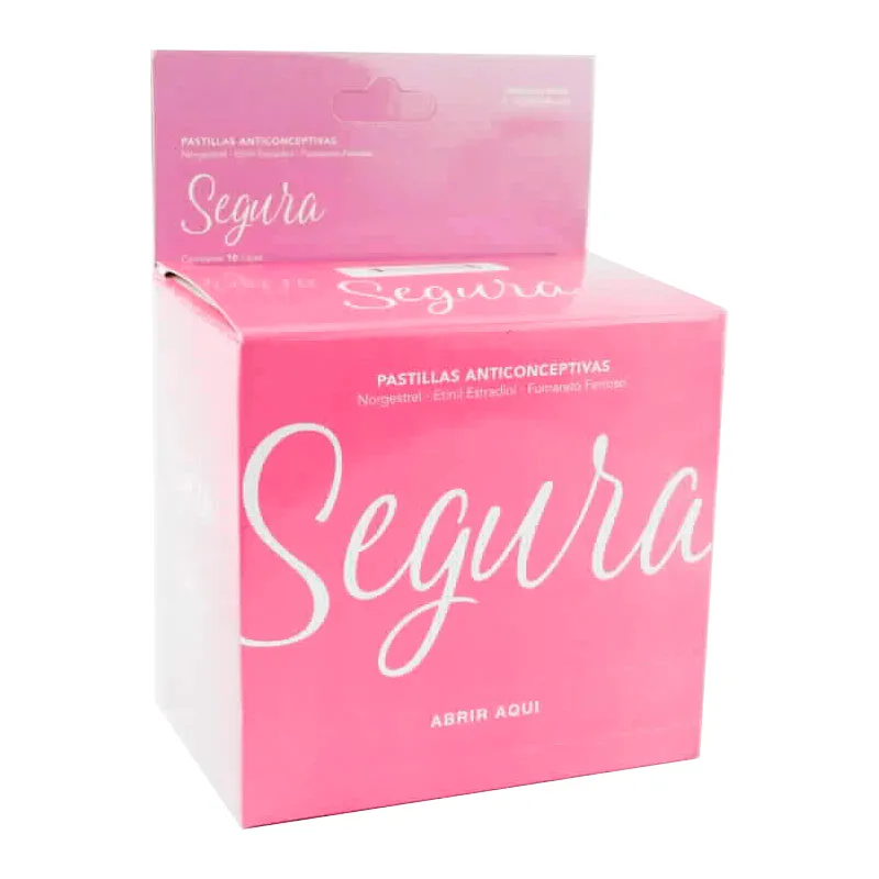 Pastillas Anticonceptivas Segura - Caja de 28 Comprimidos