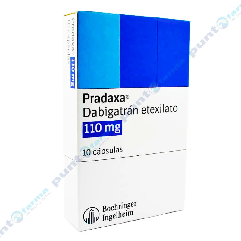 Pradaxa Dabigatrán 110 mg - Contenido de 10 cápsulas
