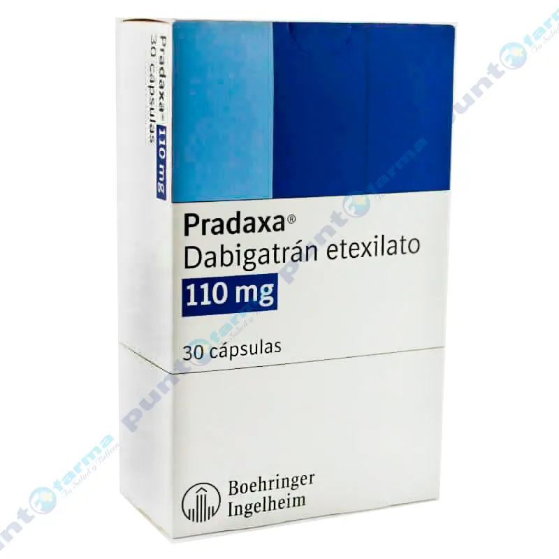 Pradaxa Dabigatrán 110mg - Caja de 30 cápsulas
