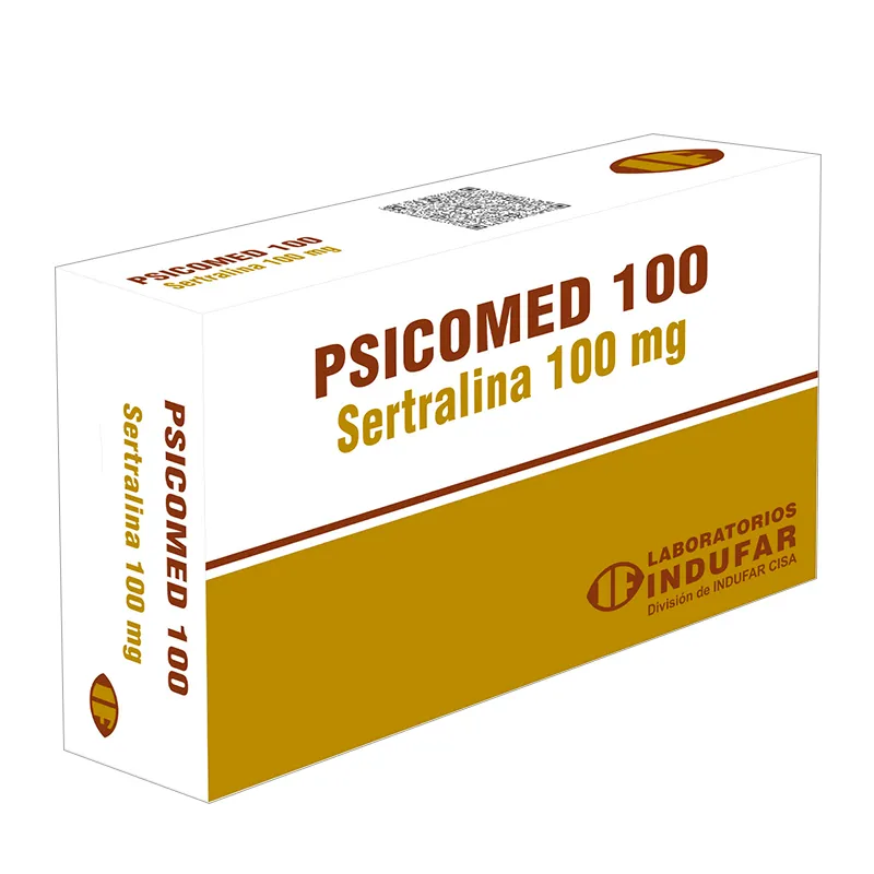 Psicomed 100 Sertralina 100 mg - Cont. 30 comprimidos