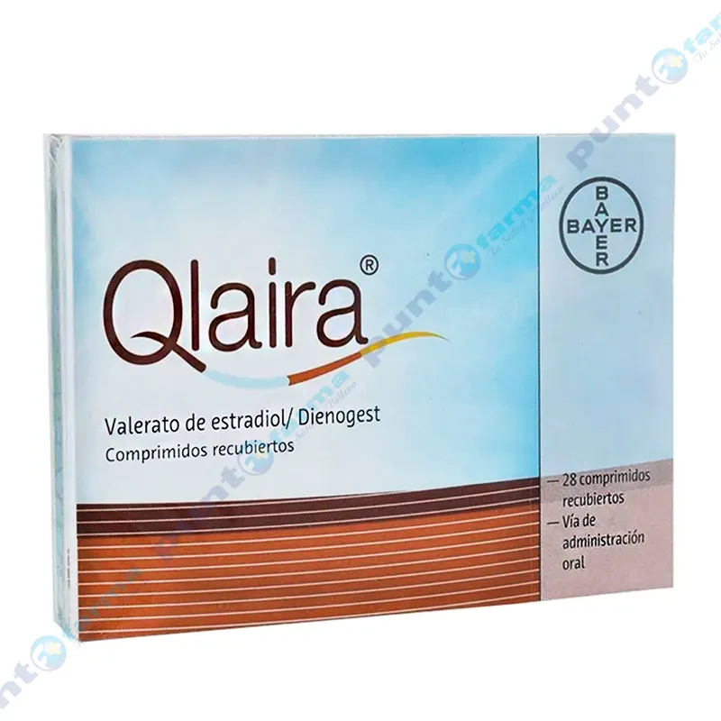 Qlaira Valerato de Estradiol/Dienogest - Caja en 28 comprimidos recubiertos
