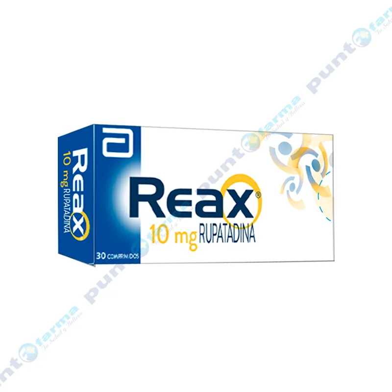 Reax Rupatadina 10 mg. - Caja de 30 comprimidos