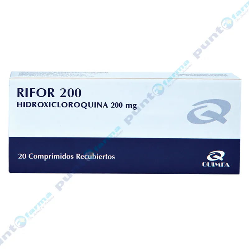 Rifor Hidroxicloroquina 200 mg - Caja de 20 comprimidos