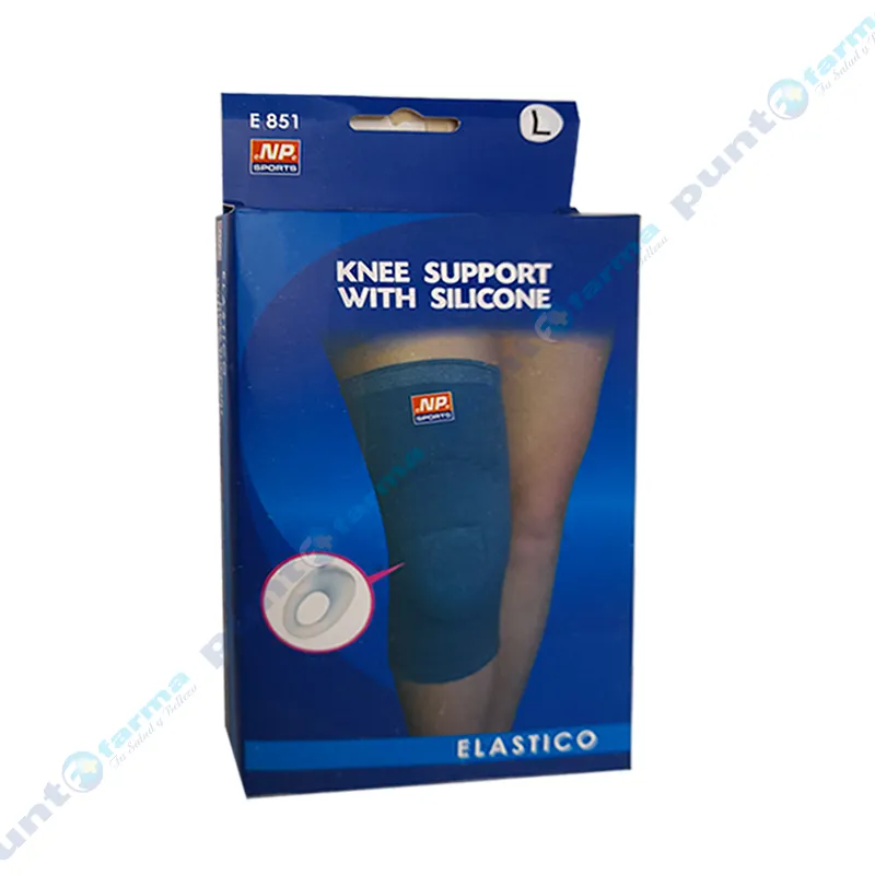 Rodillera Elastica con Silicona E851 Talle L