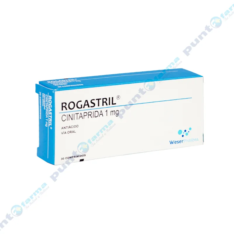Rogastril Cinitaprida 1 mg -Caja de 30 comprimidos