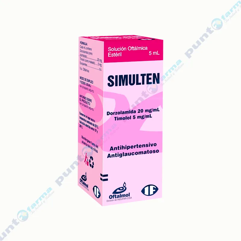 Simulten Dorzolamida Timolol - 5 mL