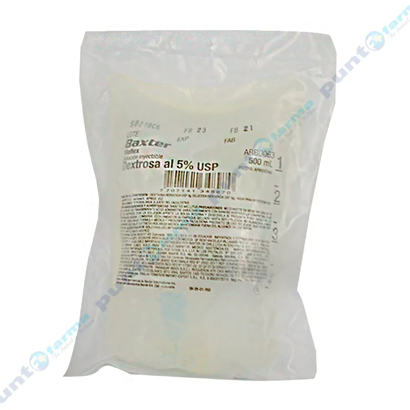 Suero Dextrosa 5% Baxter - 500 mL