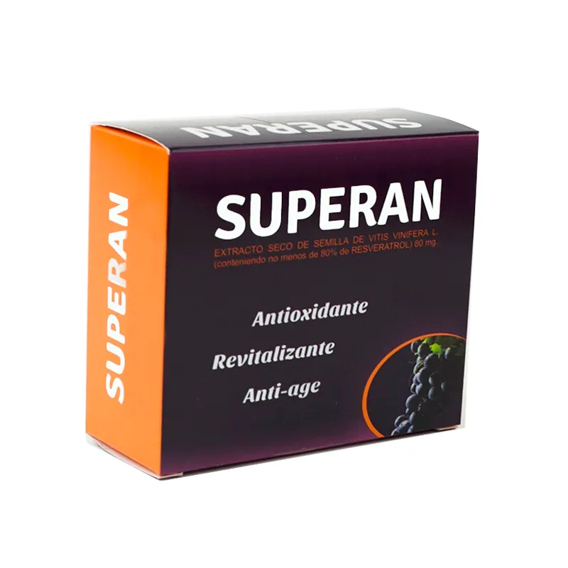 Superan extracto seco de semilla de vitis vinifera L - 80mg