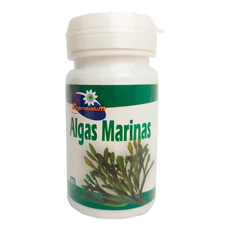 Suplemento Nutricional Algas Marinas - Frasco de 60 capsulas