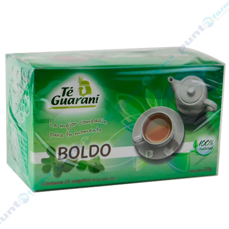 Té Boldo de Té Guaraní - Cont. 25 saquitos de 2g c/u