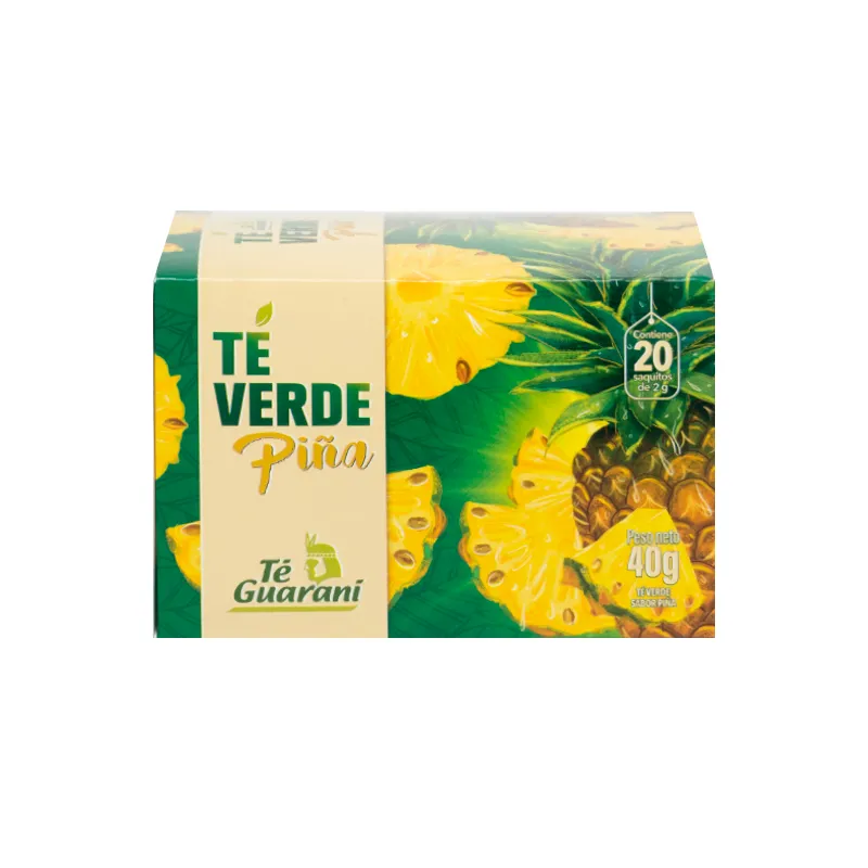 Té Verde Piña de Té Guaraní - Caja de 20 saquitos de 2g