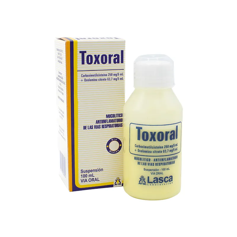 Toxoral Carboximetilcisteína 250 mg - 100 mL
