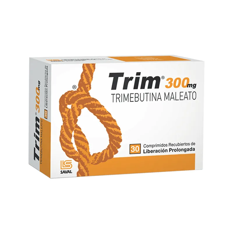 Trim 300 mg Trimebutina Maleato - Caja de 30 comprimidos
