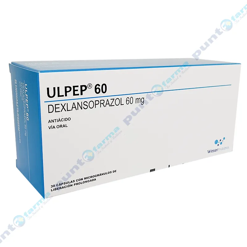 Ulpep 60 Dexlansoprazol 60 mg - Cont 30 Capsulas