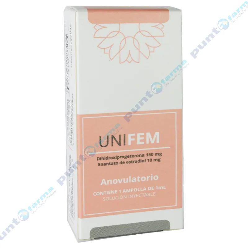 Unifem Anovulatorio Solución Inyectable - Cont. 1 ampolla de 1mL