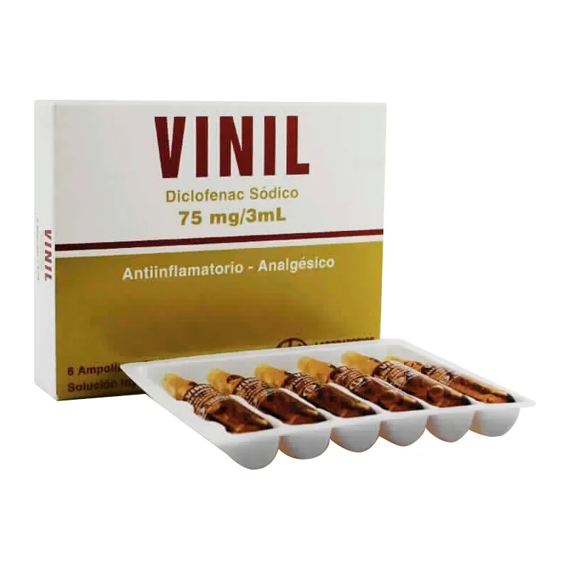 Vinil Diclofenac Sódico 75 mg - Cont. 6 ampollas.