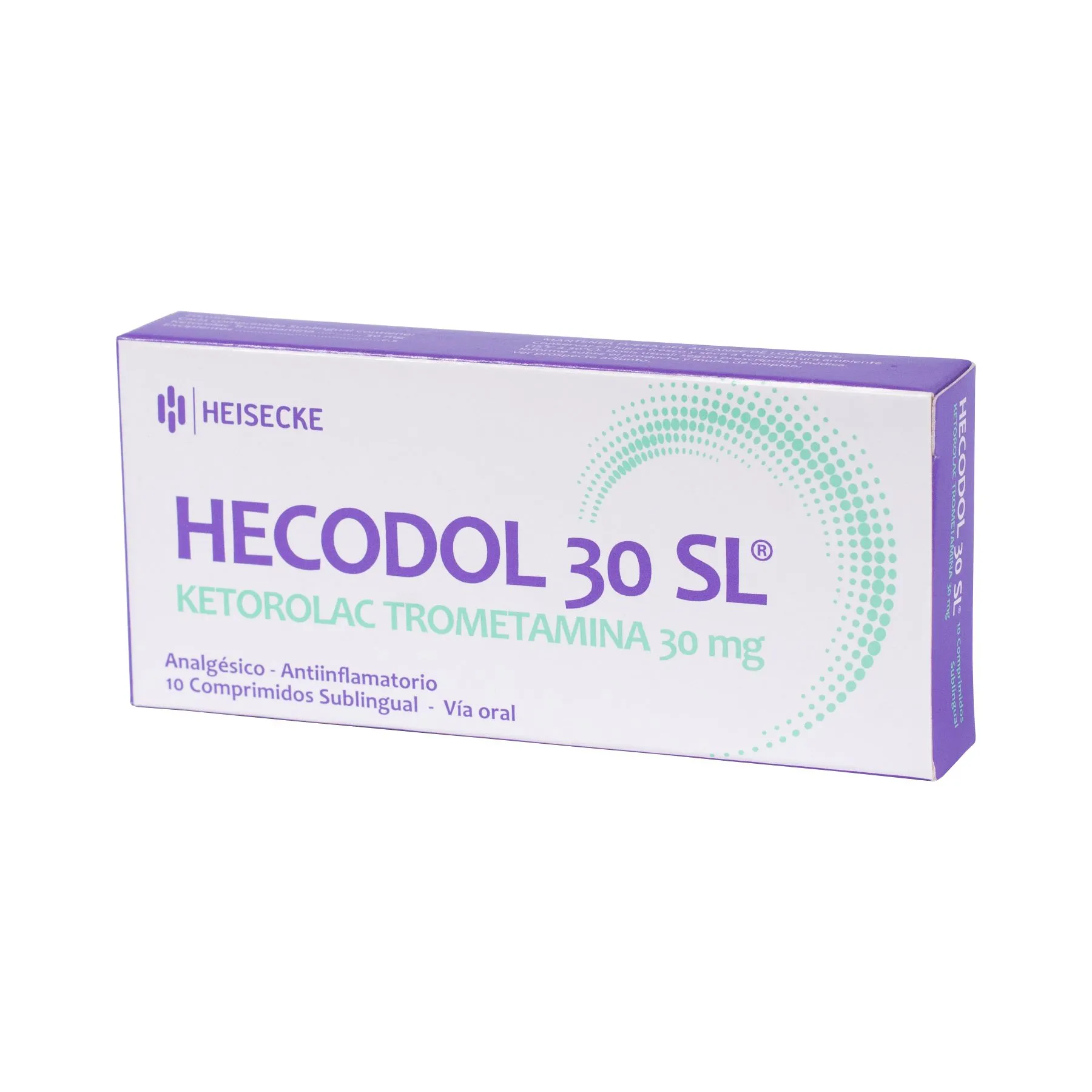 Hecodol 30 SL Ketorolac Trometamina 30 mg - Cont. 10 Comprimidos