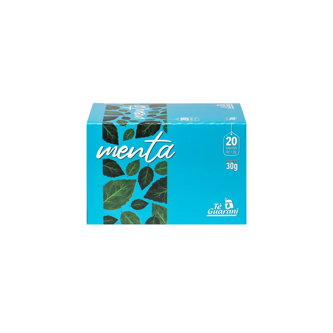 Té de Menta de Té Guarani - Cont. 20 Saquitos de 1,5 g.