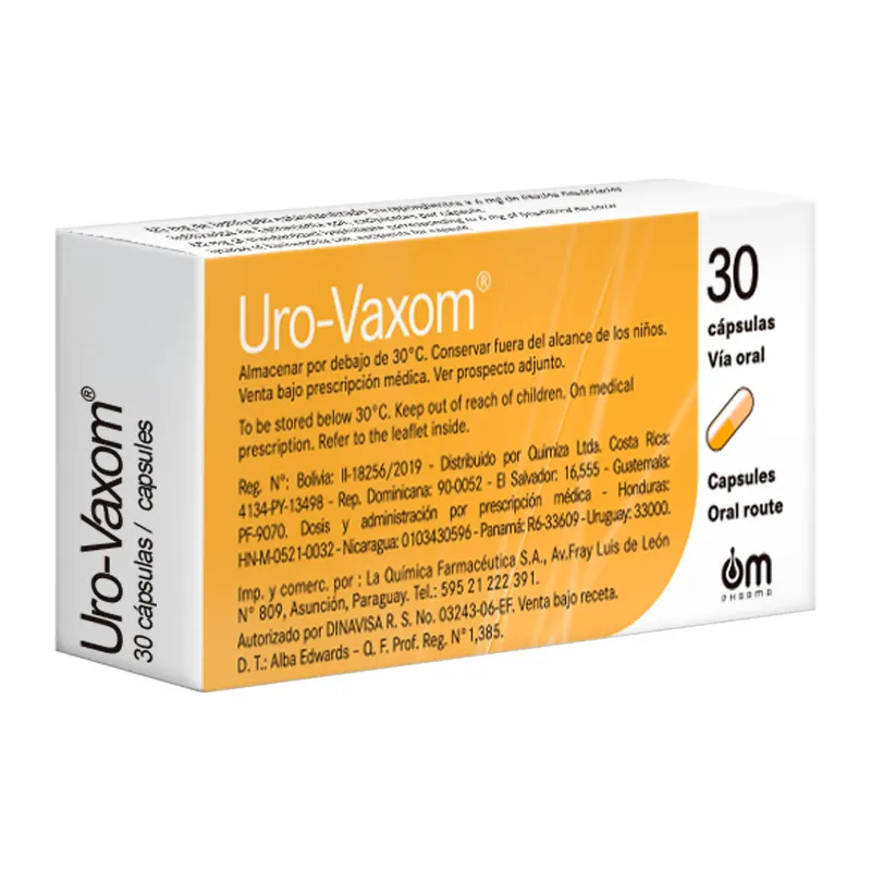 Uro-Vaxom 6 mg - Cont. 30 Capsulas