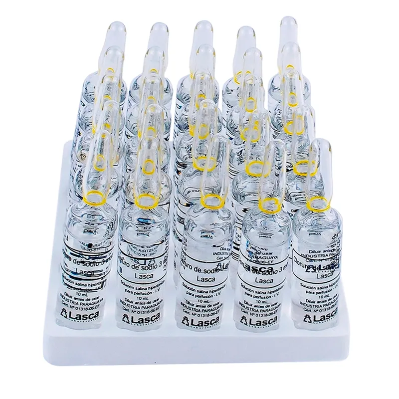 Cloruro de Sodio 3 Molar - Cont. 25 Ampollas de 10 mL
