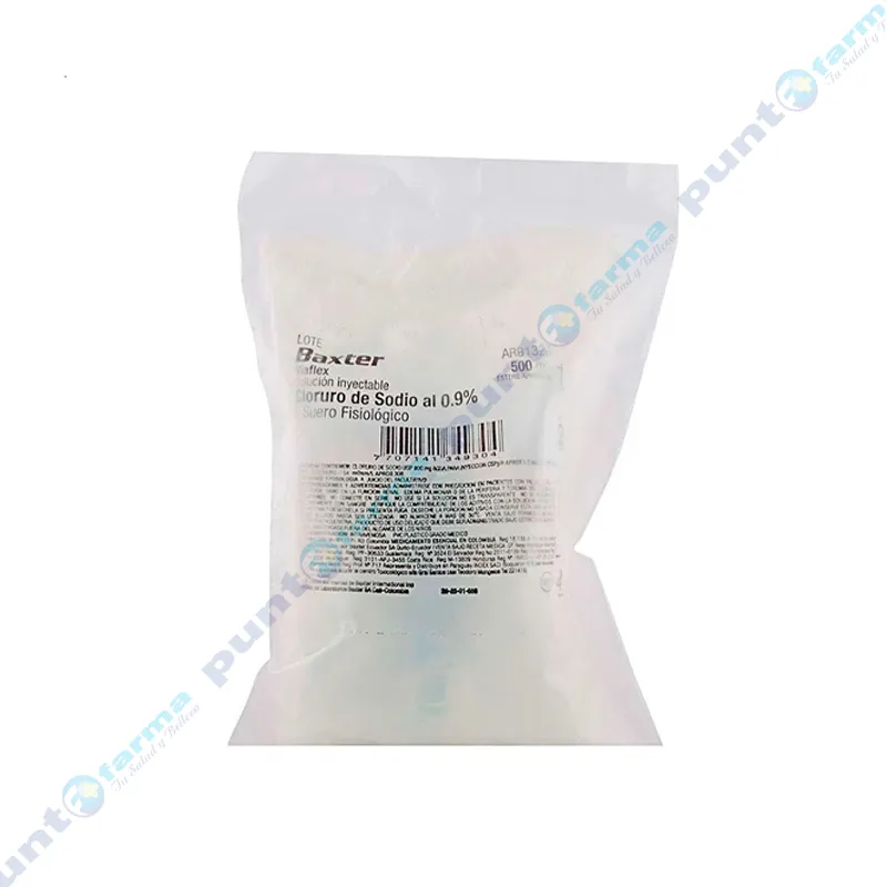 Suero Fisiológico Baxter 0,9% - Cont.500 mL