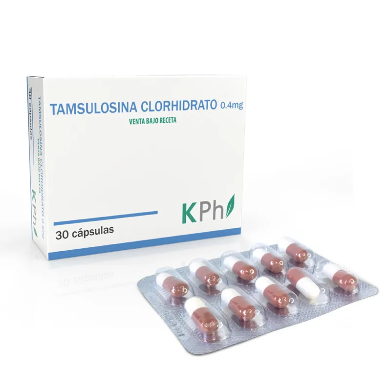 Tamsulosina Clorhidrato 0.4 mg - Cont.30 Capsulas