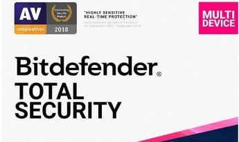 Bitdefender Total Security 2 Years 5 Dev  Global Software License