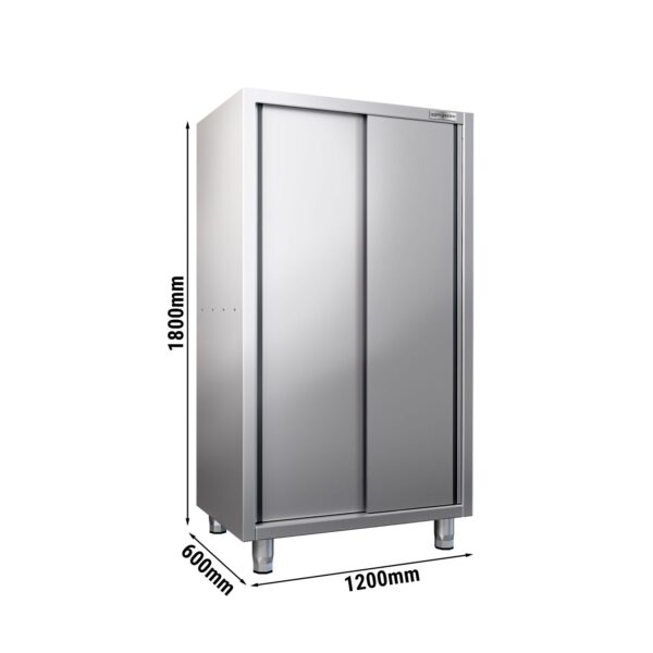 Armario de cubertería 1,2 m - con 2 puertas correderas 1,8 m de alto